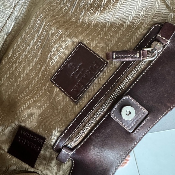 Authentic Prada shoulder bag, Canapa logo, Jaquard canvas - Picture 6 of 10